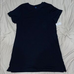 Old Navy Black T-Shirt Mini Dress